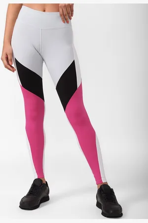 Reebok Women TS LUX Colorblocked Speedwick Technology Ankle Length Tights