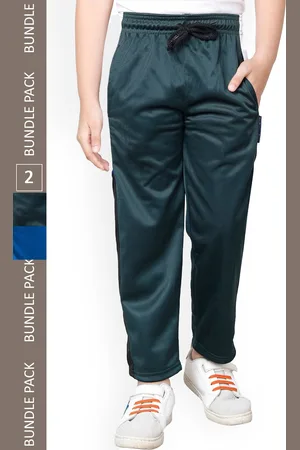 IndiWeaves Boys Pack Of 2 Mid-Rise Track Pants