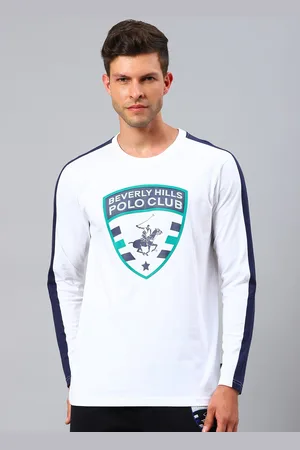 Beverly Hills Polo Club Men White Typography Printed T-shirt