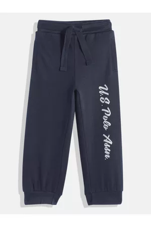 Ralph Lauren Girls Brand Logo Printed Pure Cotton Joggers