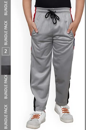 IndiWeaves Boys Pack Of 2 Side Panel Detail Track Pants