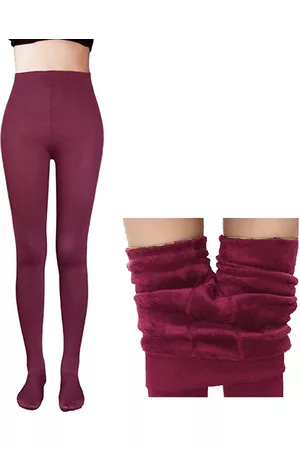 AlexVyan High-Rise Opaque Fleece Stretchable Winter Stockings