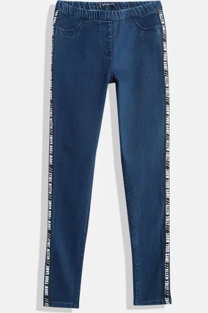 Allen Solly Girls Regular Fit Denim Jeggings