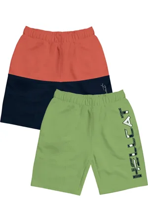 HELLCAT Girls Pack Of 2 Printed Cotton Shorts