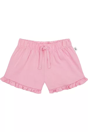 Mothercare Girls Pink Solid Regular Fit Pure Cotton Shorts