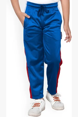 IndiWeaves Boys Colourblocked Mid-Rise Regular Fit Track pant