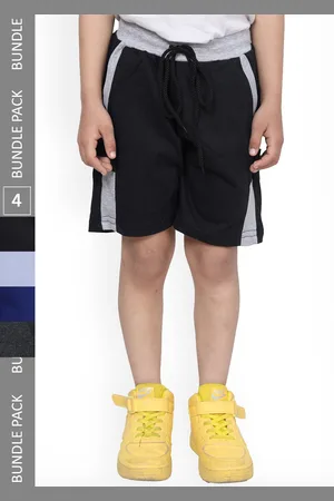 IndiWeaves Boys Pack Of 4 High-Rise Cotton Regular Shorts