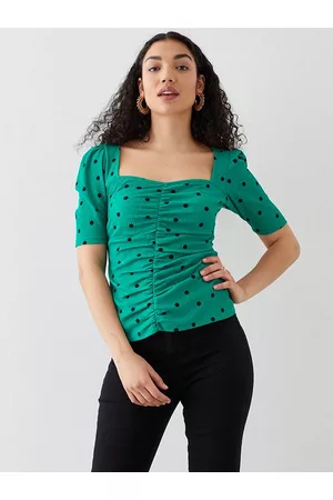 Dorothy Perkins Petite Polka Dot Print Top