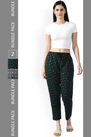 IndiWeaves Printed Trousers for Women sale - discounted price