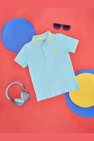 Pantaloons Boys Polo Collar Cotton T-shirt