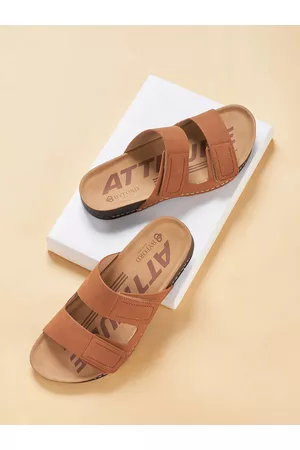 men double strap comfort sandals