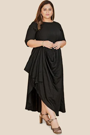 Curvy Lane Women Plus Size Gathered Maxi Dress
