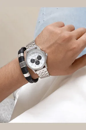Joker & Witch Men Ajax Watch Bracelet Stack JWBS920