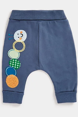 Mothercare Infant Boys Pure Cotton Joggers with Applique