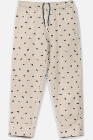 HELLCAT Boys Conversational Printed Cotton Mid-Rise Track Pants