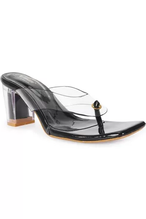 MEHNAM Embellished Block Heels
