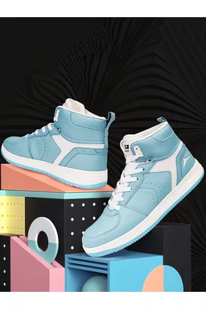 JQR Men Colourblocked Mid Top Lightweight Sneakers