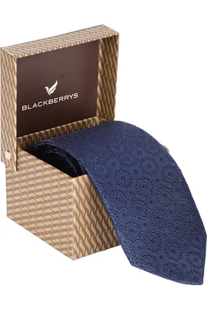 Blackberrys Woven Design Skinny Tie