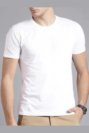 KAEZRI Round Neck Regular Fit Cotton T-shirt