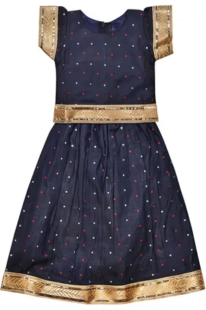 Wish Karo Girls Sequinned Ready to Wear Lehenga Choli