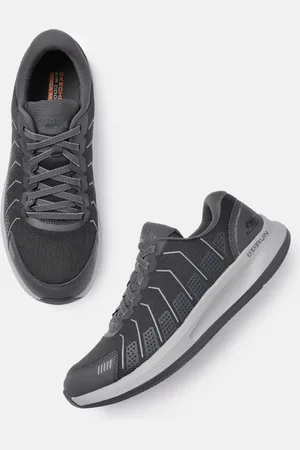 Skechers Men Charcoal GO RUN PULSE-ALANINE Running Shoes