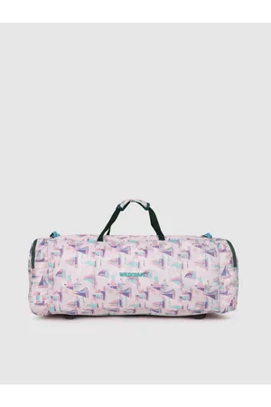 Wildcraft Unisex Pink & Purple Printed Power Duffel Bag