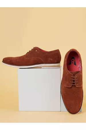 Ruosh Men Comfort Insole Leather Derbys
