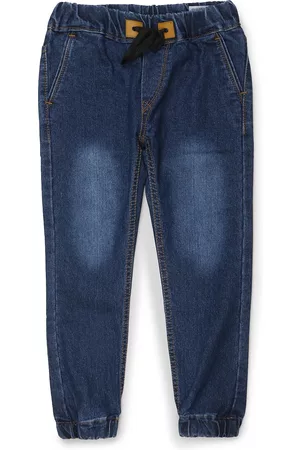 URBANO Boys Slim Fit Washed Jogger Jeans