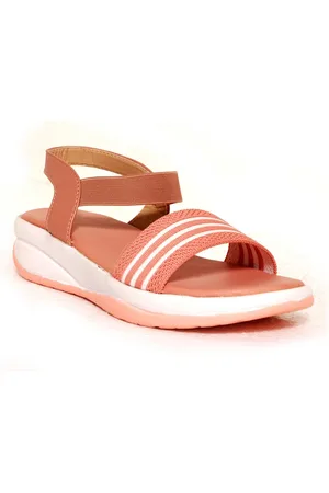 Glitzy Galz Women Striped Open Toe Flats