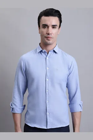 CANTABIL Comfort Opaque Cotton Linen Casual Shirt