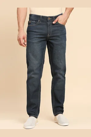 LOVEGEN Men Slim Fit Mid-Rise Clean Look Cotton Jeans