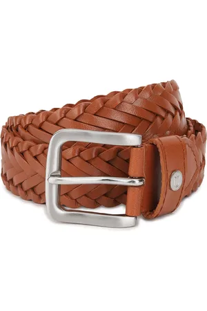 URBANO Men Braided Leather Belt