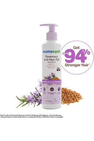 Mamaearth Rosemary Anti-Hair Fall Shampoo for Reducing Hair Loss & Breakage - 250 ml