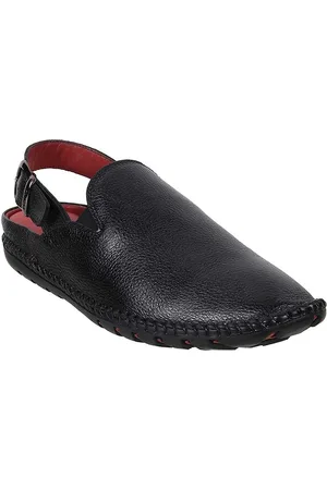 Metro Leather Shoe-Style Sandals