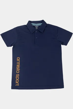 Armisto Boys Polo Collar Dri-FIT Sports T-shirt
