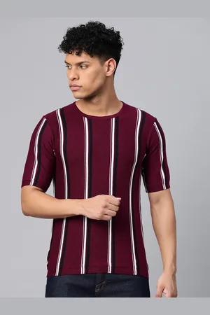 Pierre Carlo Men Striped T-shirt