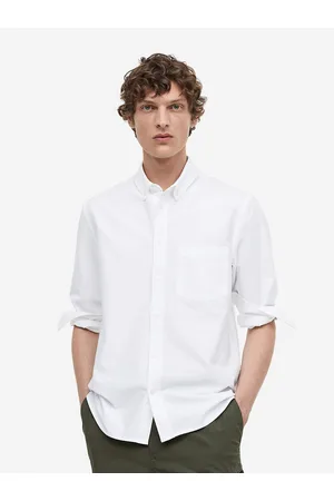 H&M Men Regular Fit Cotton Oxford Shirt
