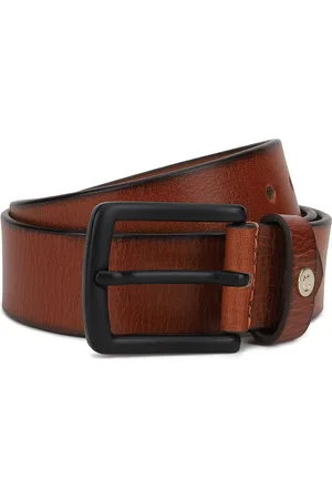 URBANO Men Textured Leather Belt