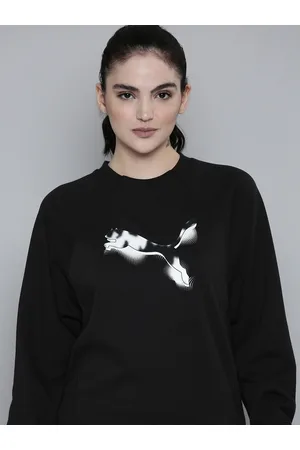 PUMA Women Modern Sports Crew Printed dryCELL Sports Sweatshirt