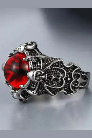 KARISHMA KREATIONS Stone Studded Antique Finger Ring