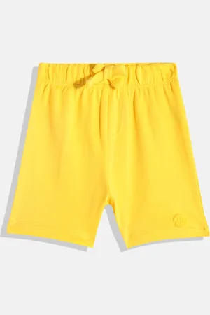 Mothercare Boys Solid Pure Cotton Regular Shorts