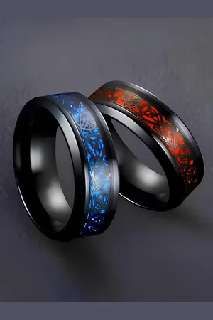 KARISHMA KREATIONS Unisex Set Of 2 Dragon Finger Ring