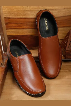 MUTAQINOTI Men Lightweight Leather Loafers