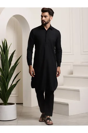 SOJANYA Thread Work Curved Pure Cotton Kurta with Salwar