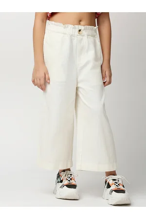 Pepe Jeans Girls Relaxed Pure Cotton Parallel Trousers