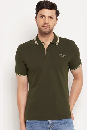 CAMLA Polo Collar Cotton T-shirt