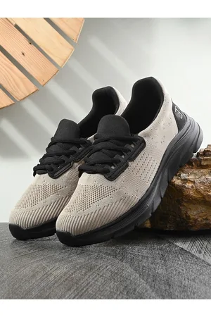 El Paso Men Textile Lace-Up Fresh Foam Running Non-Marking Shoes