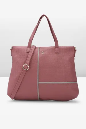 Baggit Geometric Textured Structured Handheld Bag