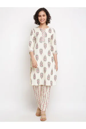 IMARA Conversational Printed Regular Kurta with Palazzos