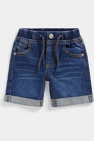 Mothercare Kids Washed Pure Cotton Denim Shorts